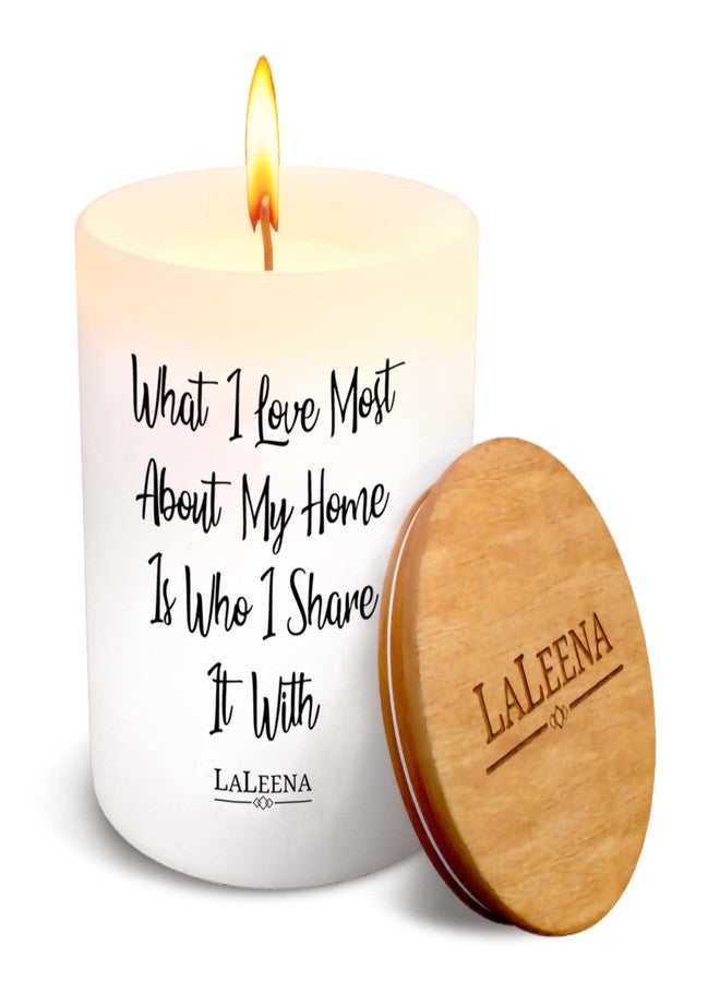 LaLeena - New Home Scented Candle - Best Housewarming Gifts - New Homeowners Gift Ideas - Housewarming Gift Basket (Vanilla, Large 14 oz) - Image 1